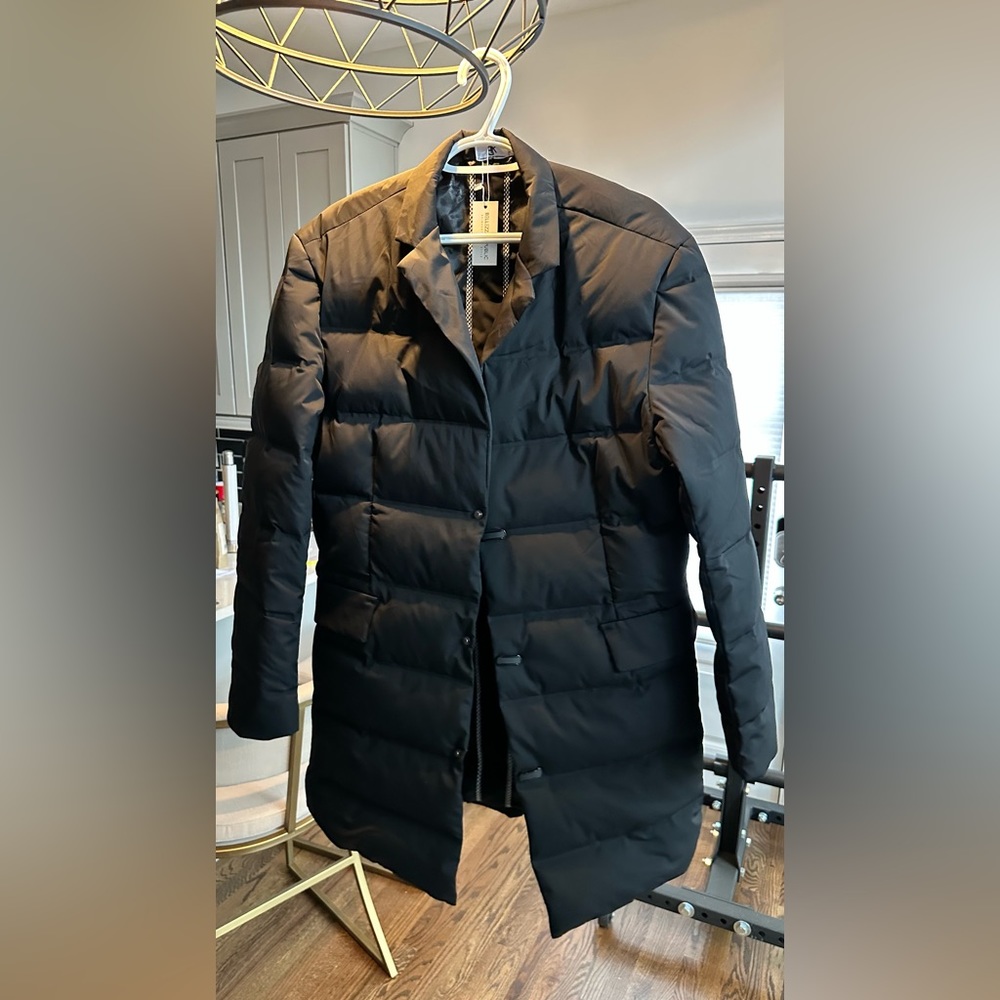 DAMIEN LEGACY 1953® MONOGRAM DOWN COAT - Corvino Black / L